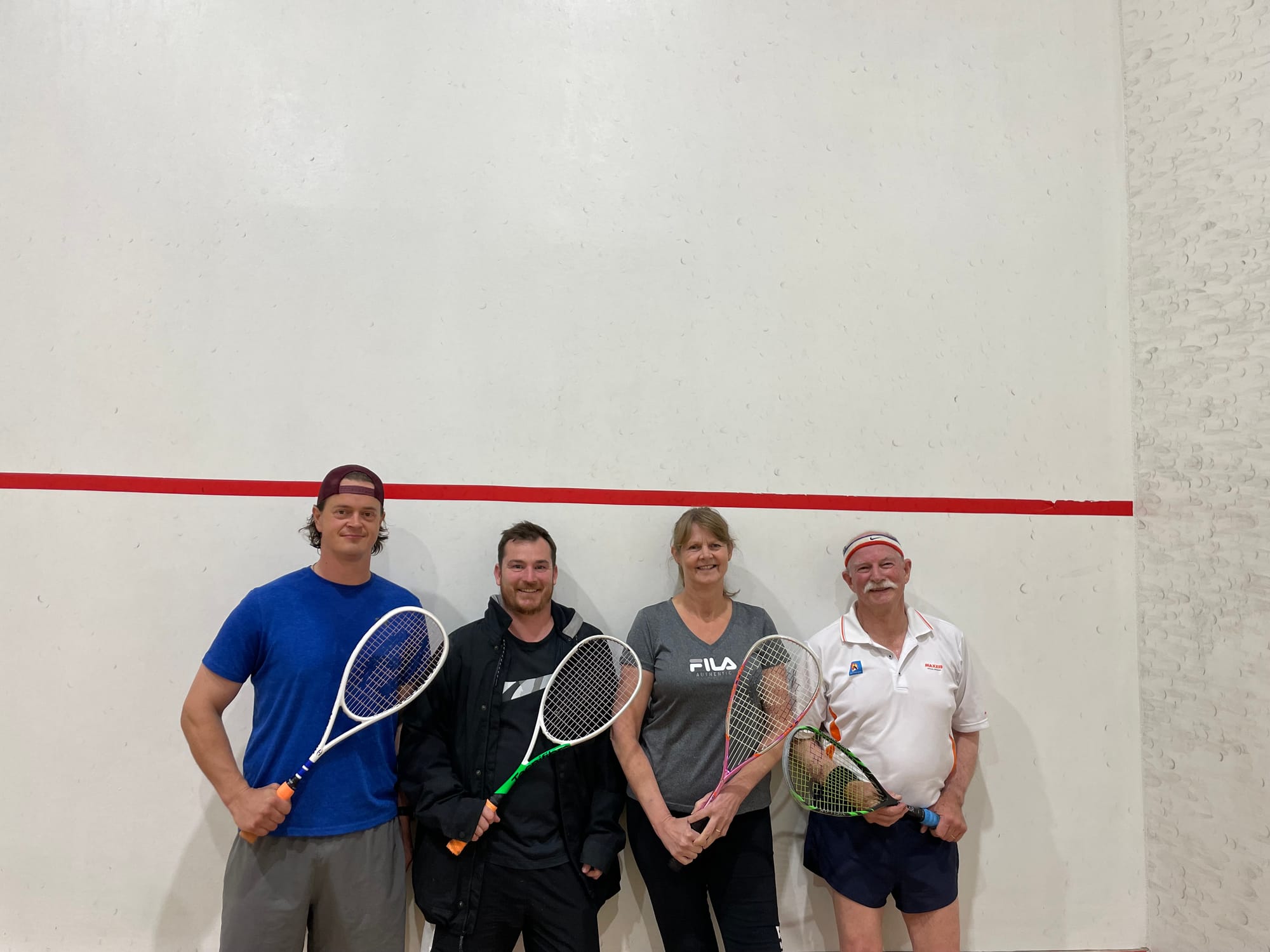 Runners-up for the Baw Baw Squash Club were the Thunder team made up of Daniel Meyer, Andrew Holden, Clio Milsome, and Bruce Bowering.
