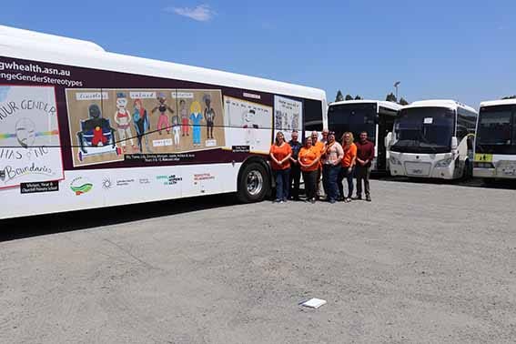 Buses in Warragul deliver important messages