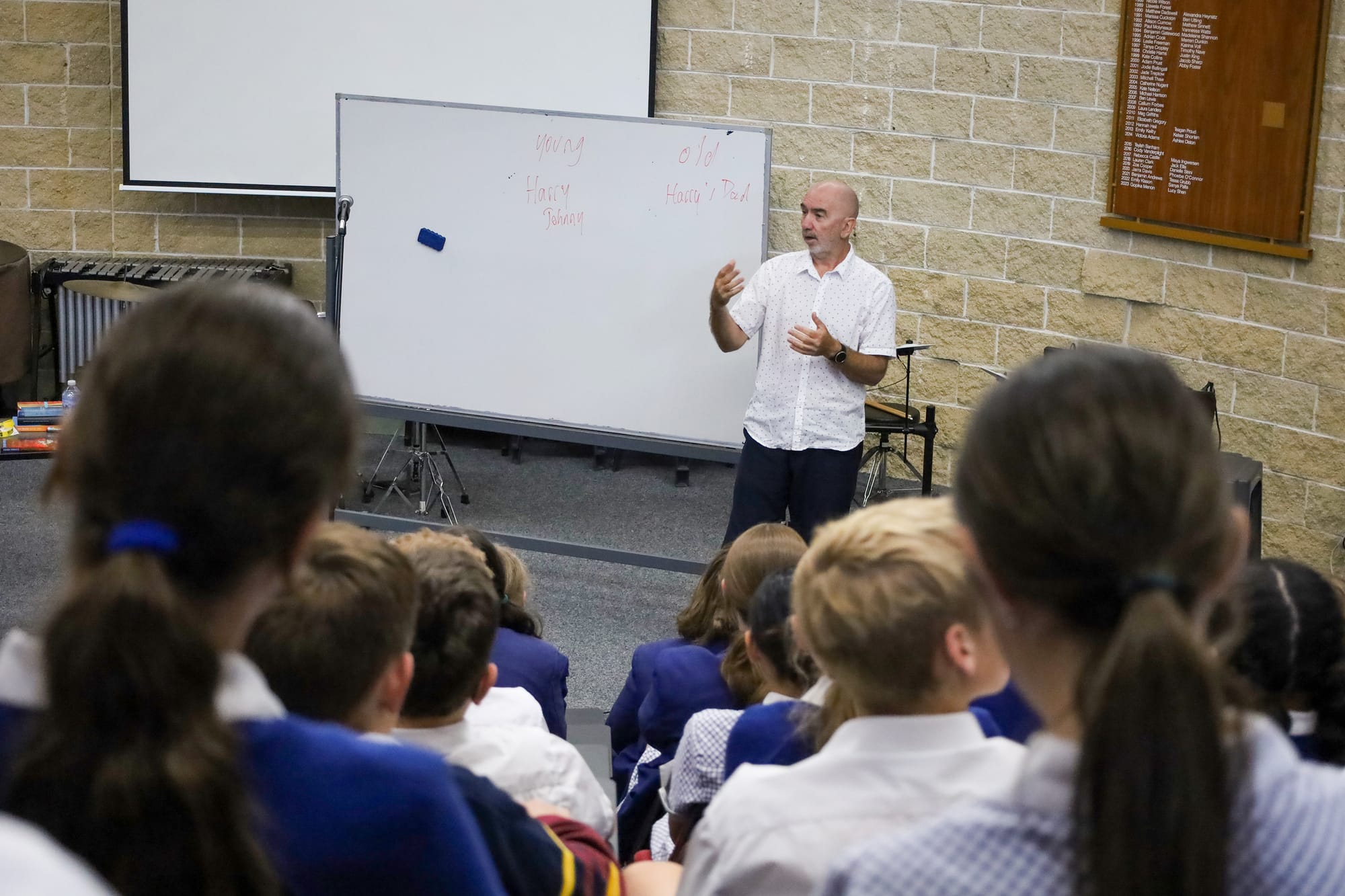 Author visits St Paul's