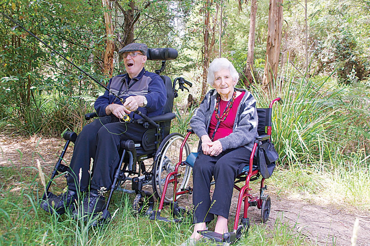 Fishing by the river