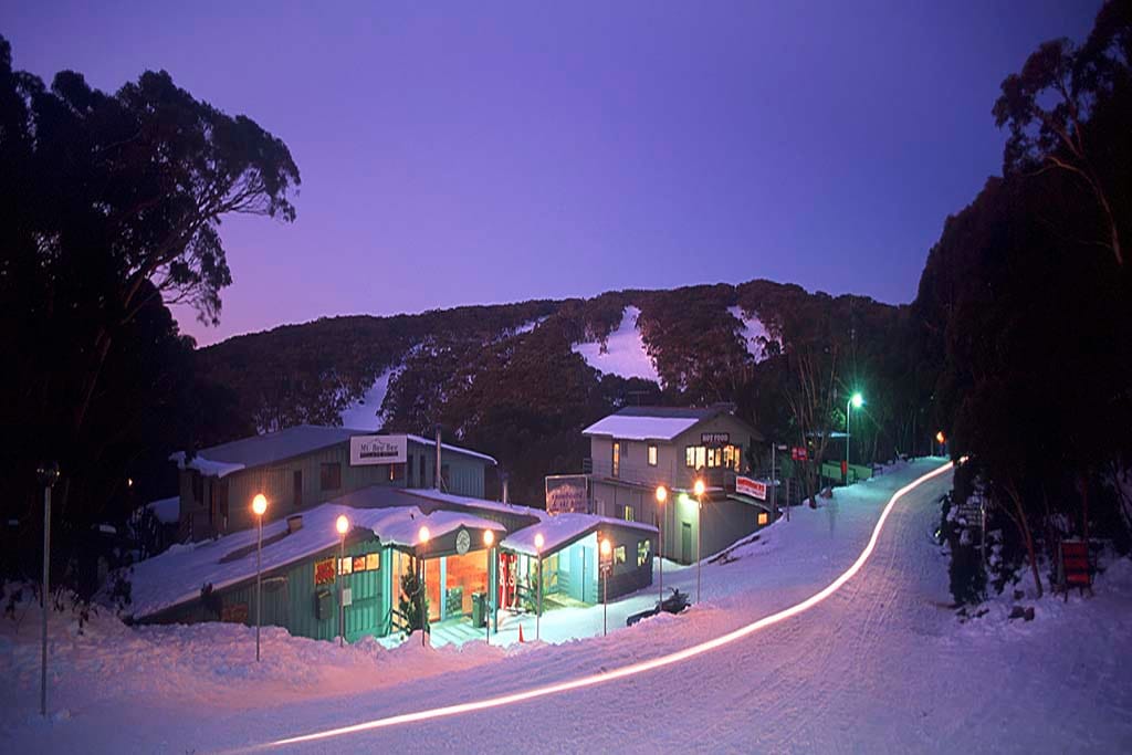 No snow but play underway