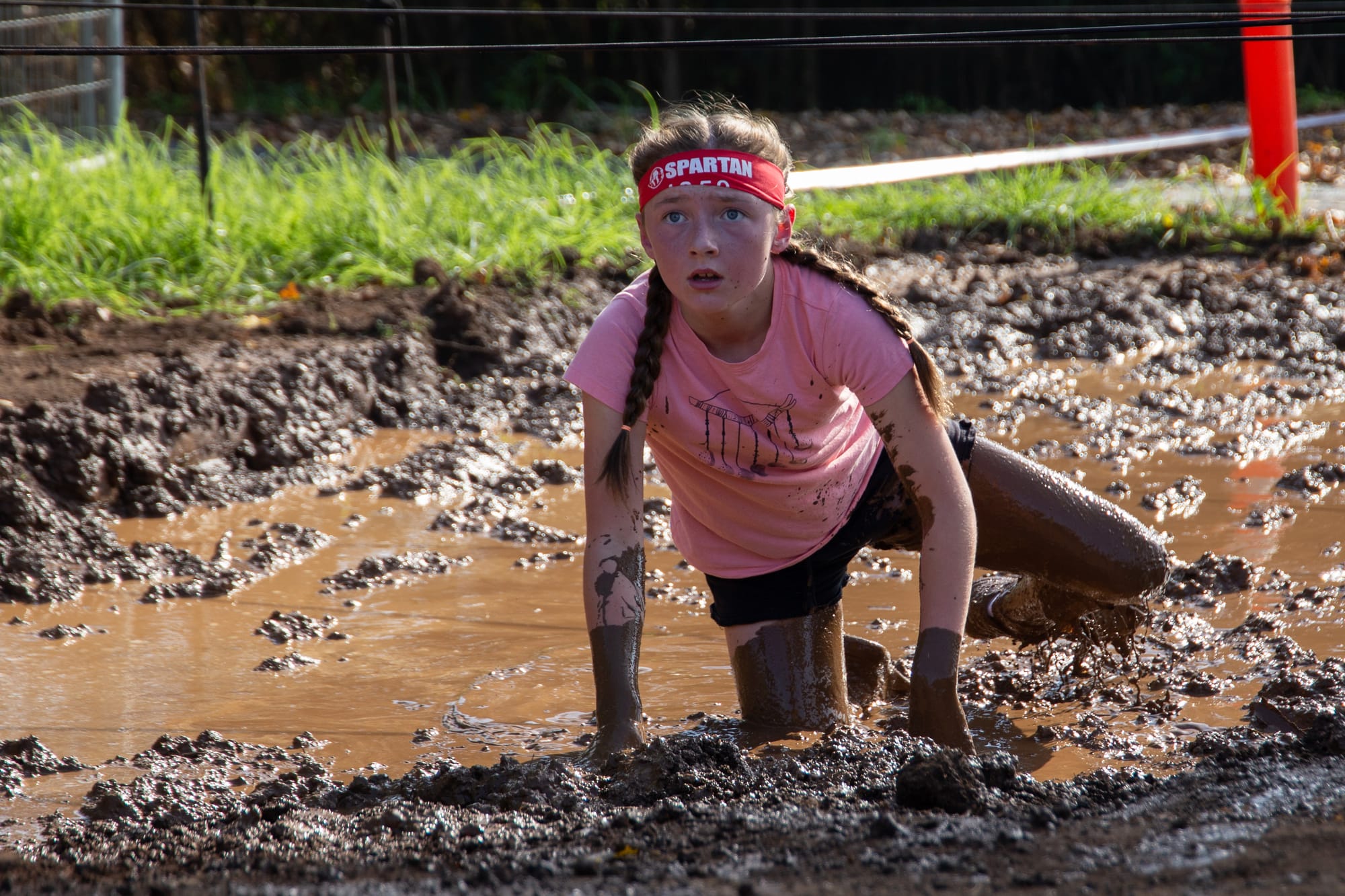 Muddy spartan heroes