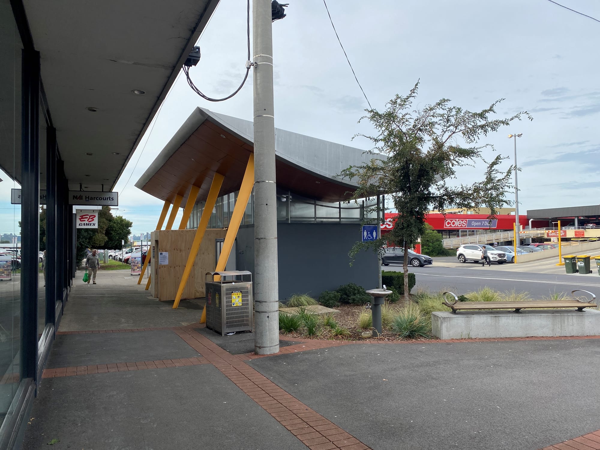 Toilet upgrade underway