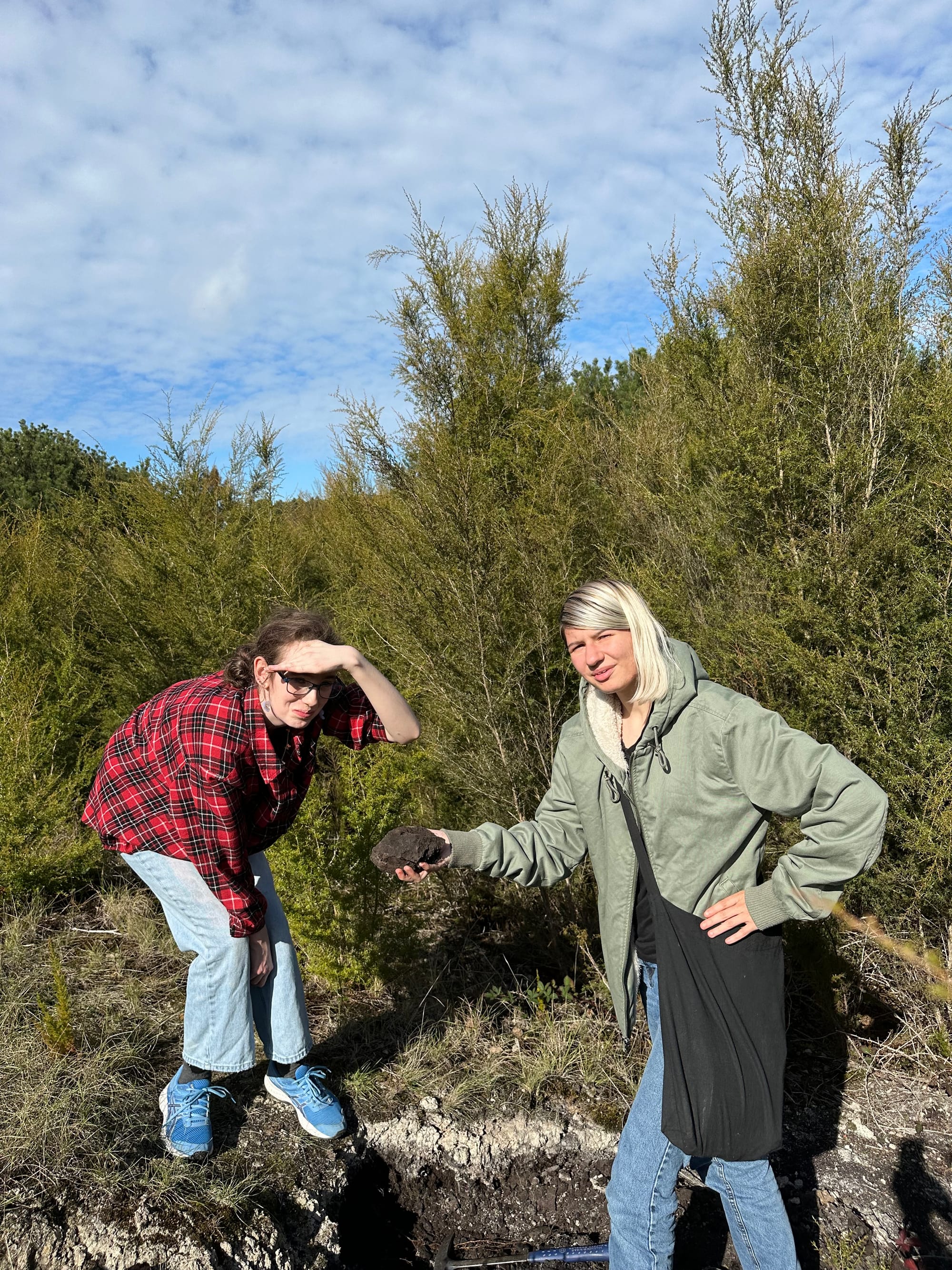 Mine field trip for environmental studies