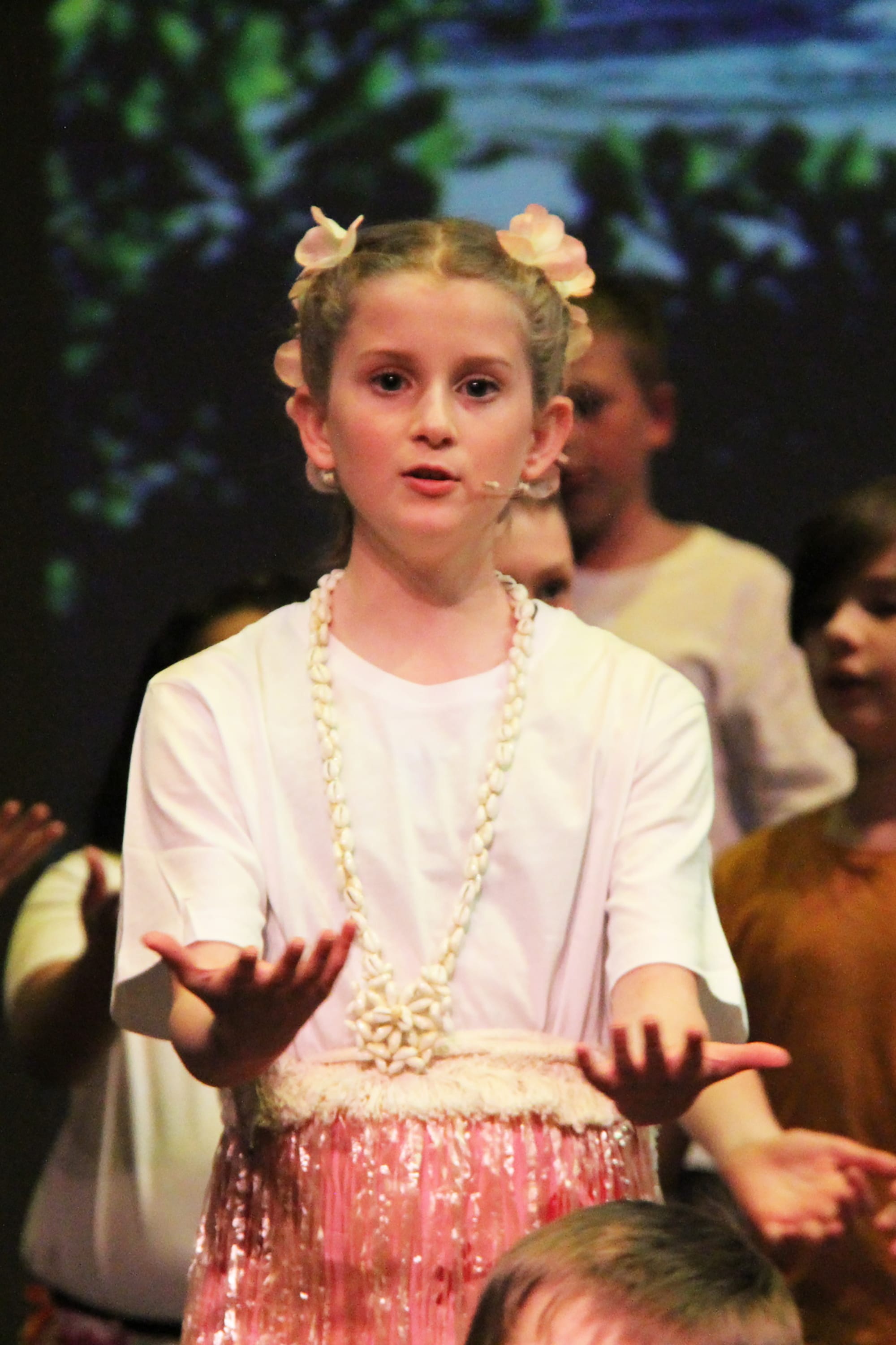 Year 6 student Isla Madden as 'Sina'.