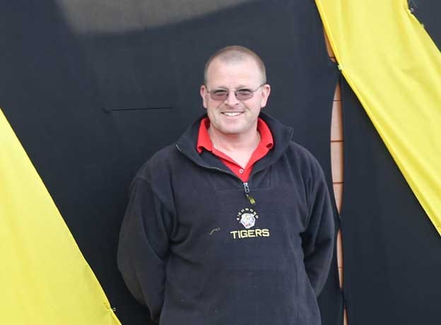 House turned yellow and black