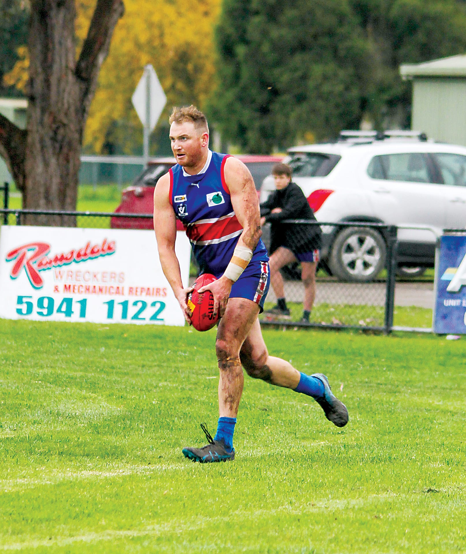 Bunyip senior coach Lachlan Petch has been vital in creating a strong off-field culture at the Bulldogs.