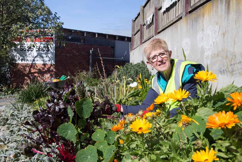 Heather cares for Drouin’s gardens