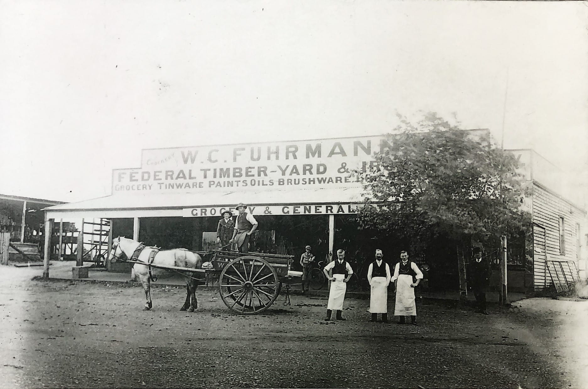 Snapshot of the past - W.C. Fuhrmann's store
