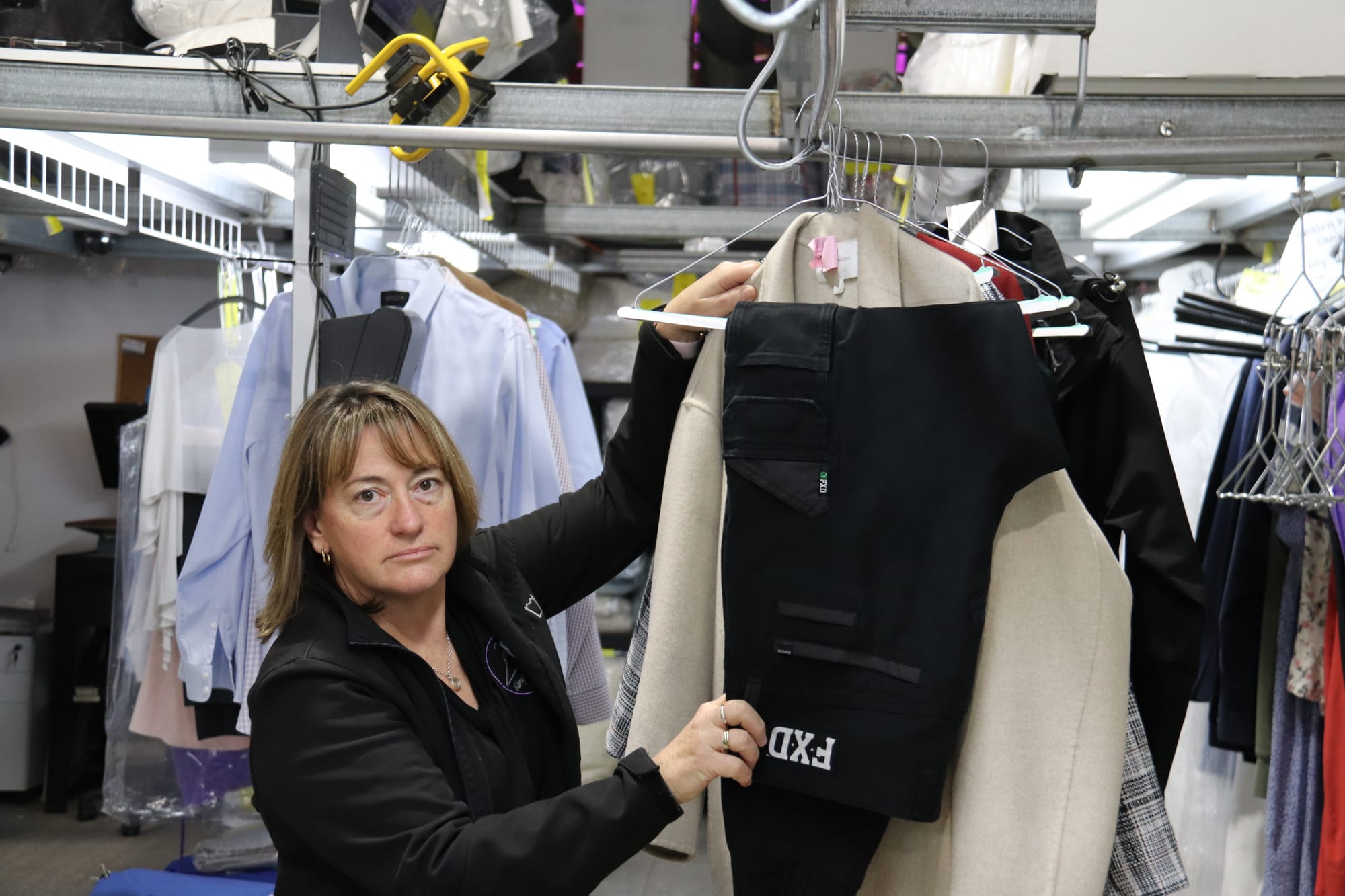 Dry cleaners left hanging