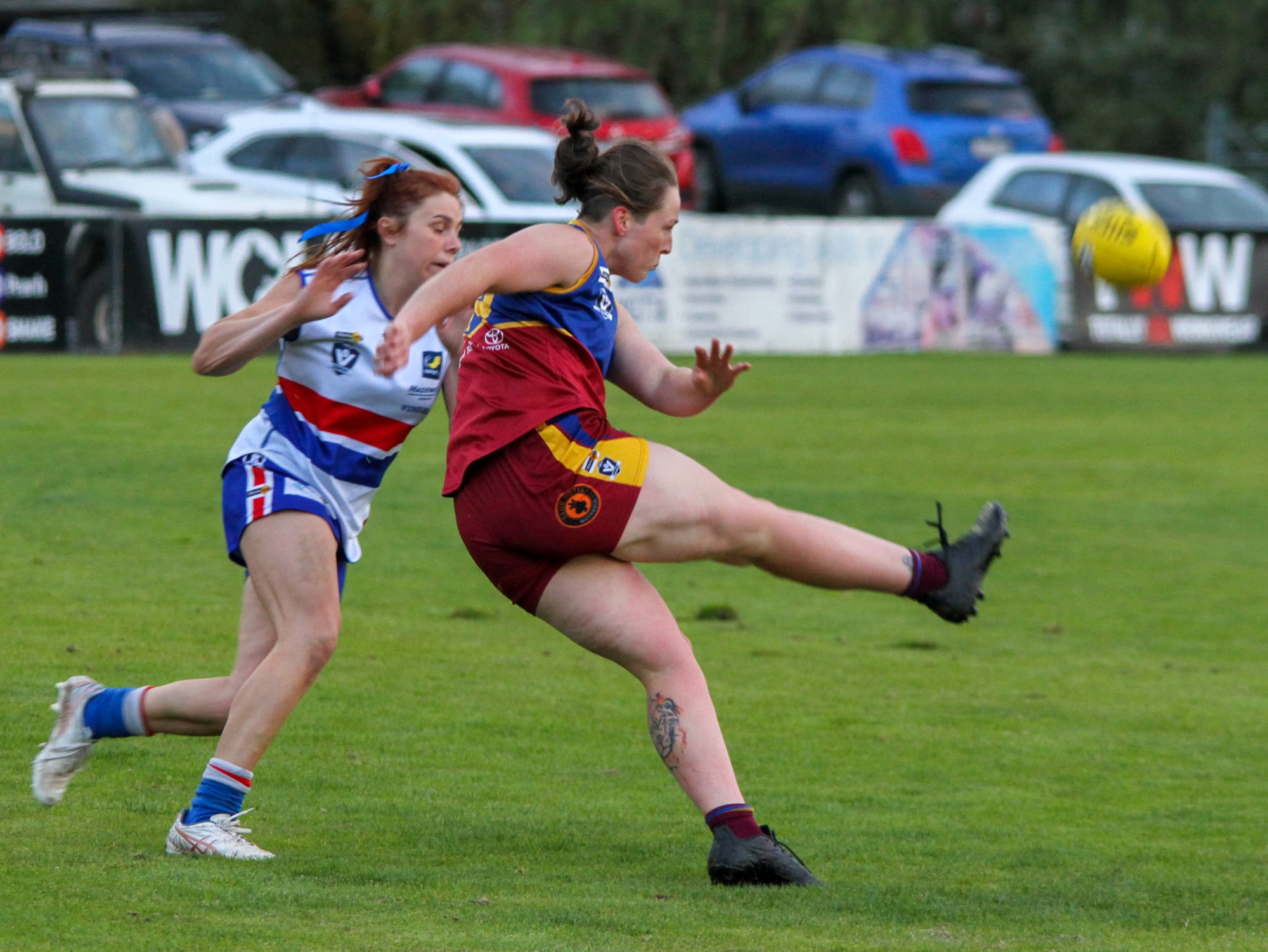 Flag the aim for Dusties women