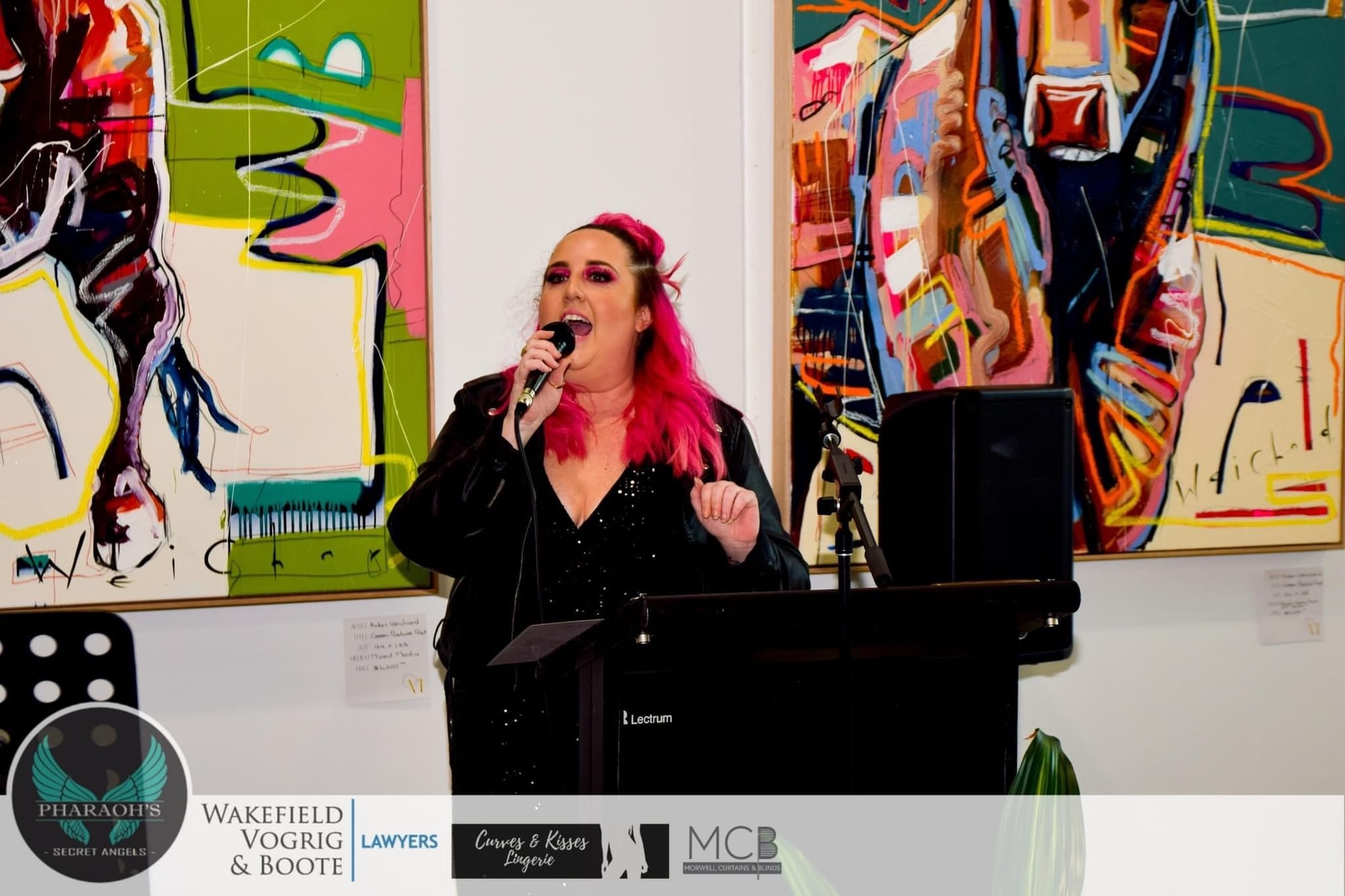 Master of ceremonies for the night was Elerrina McPherson.