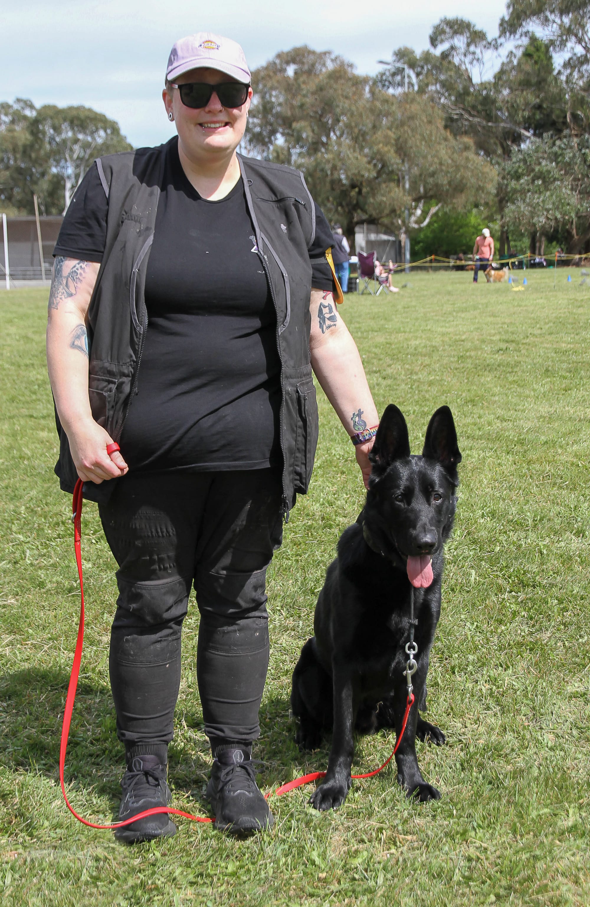 Rachel Mclean-Leeson with Sirius.