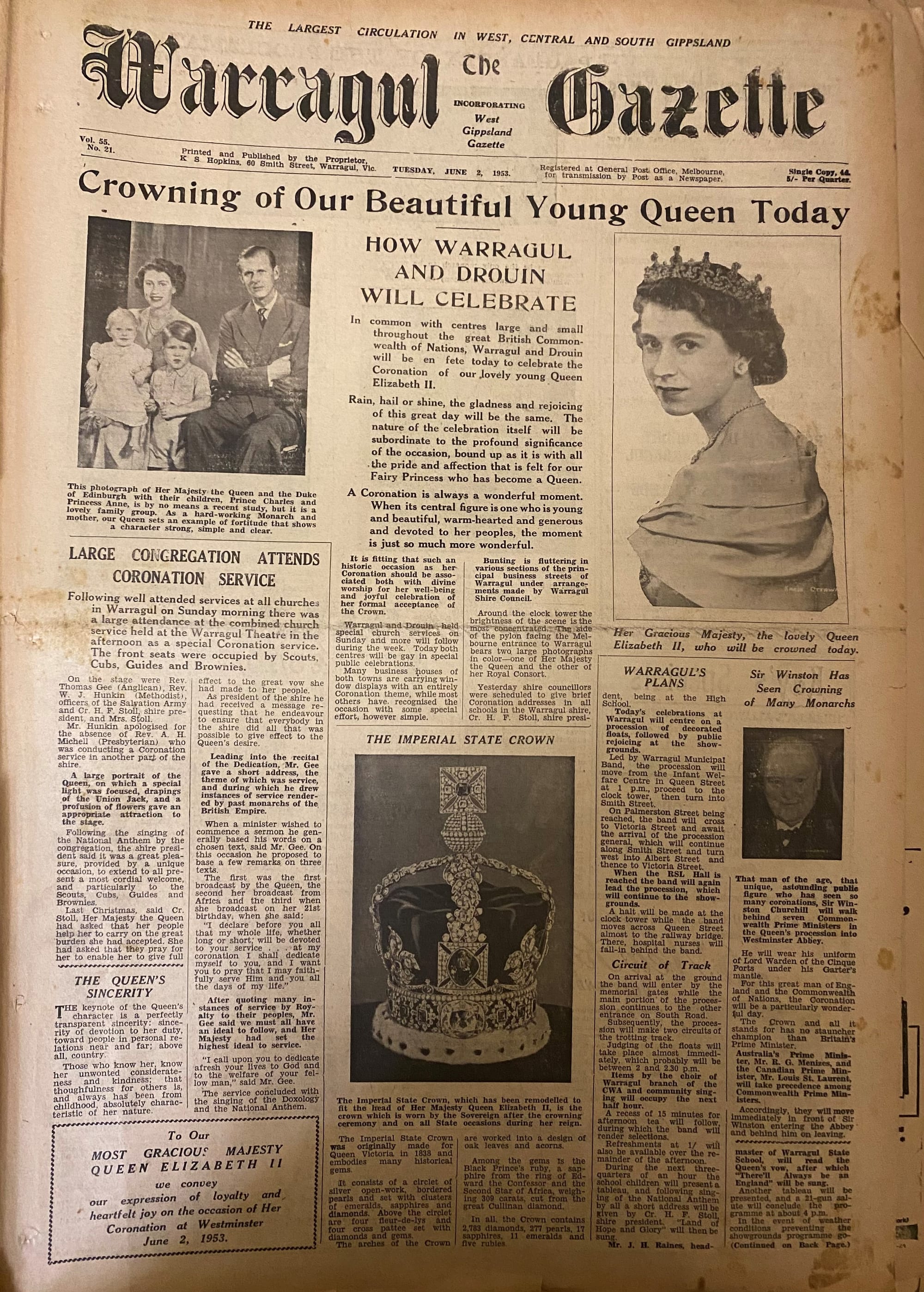 Looking back to the Queen's coronation