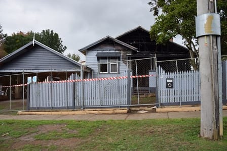 House destroyed by fire