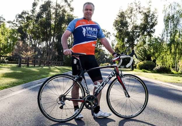 Brett rides for Chris