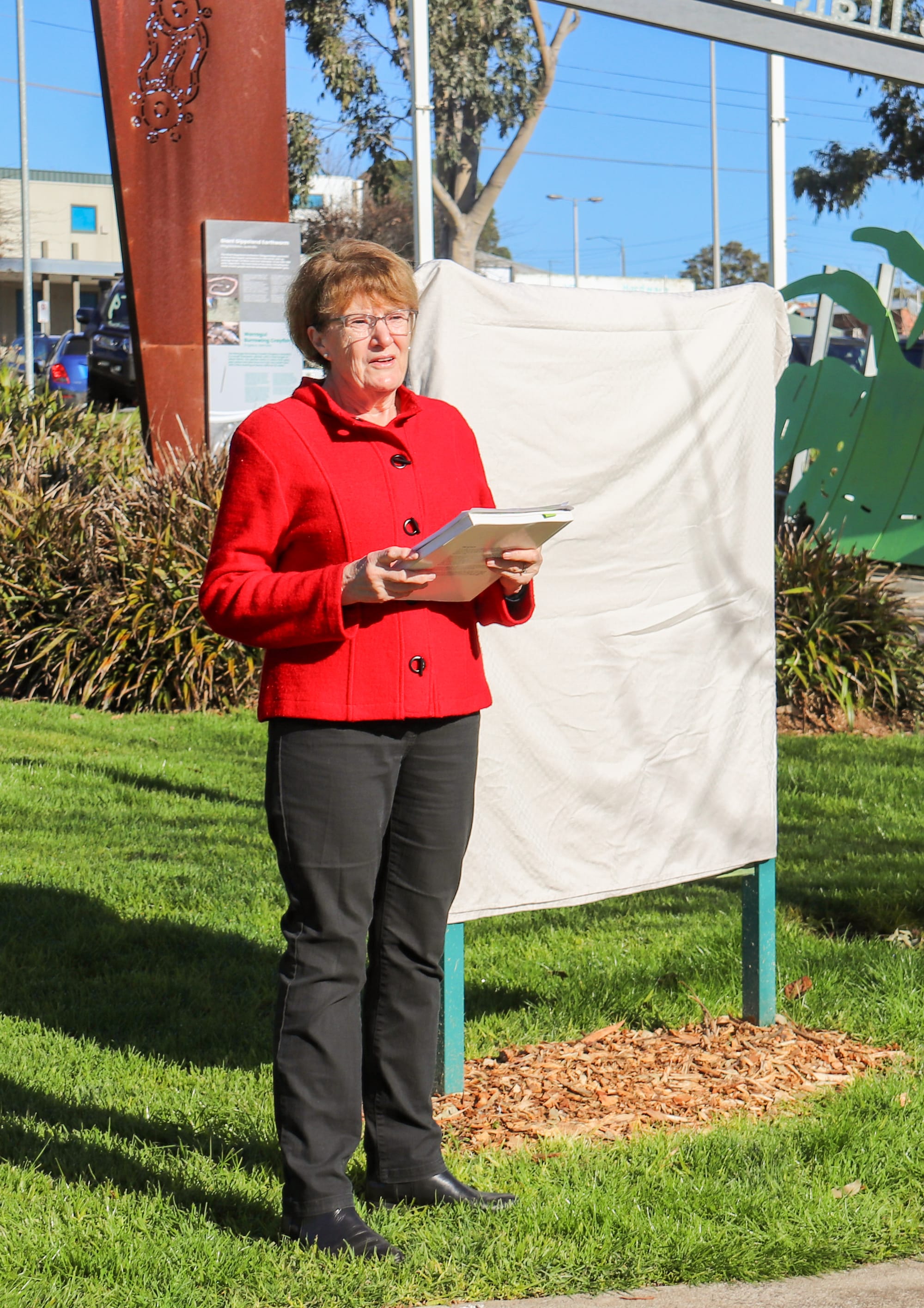 Signs tell stories of Drouin's parks