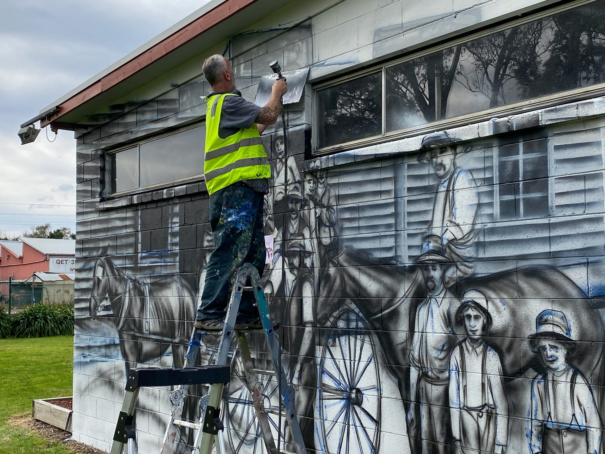 Mural unveiled in Longwarry