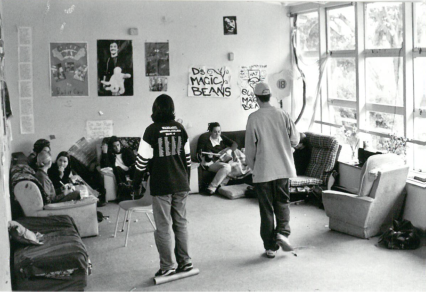 The Warragul Regional College year 12 common room as it was in 1997.