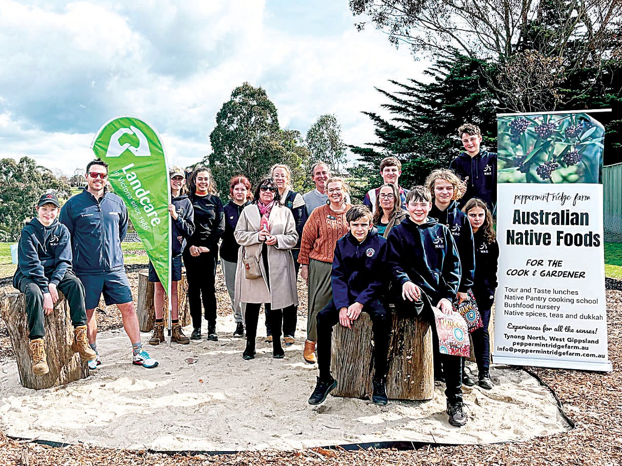 Students bring native food garden to life