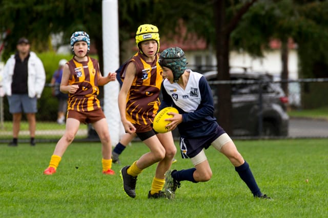 Football SE Juniors U12s Blues v Warranor - 24042021