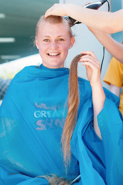 Losing locks for a good cause