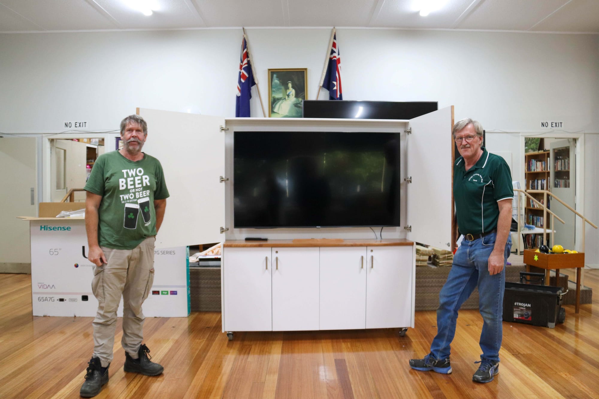 Mens Shed TV Cabinet - 10.05.2022