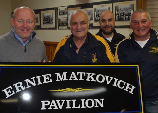 Ernie honoured at Ellinbank