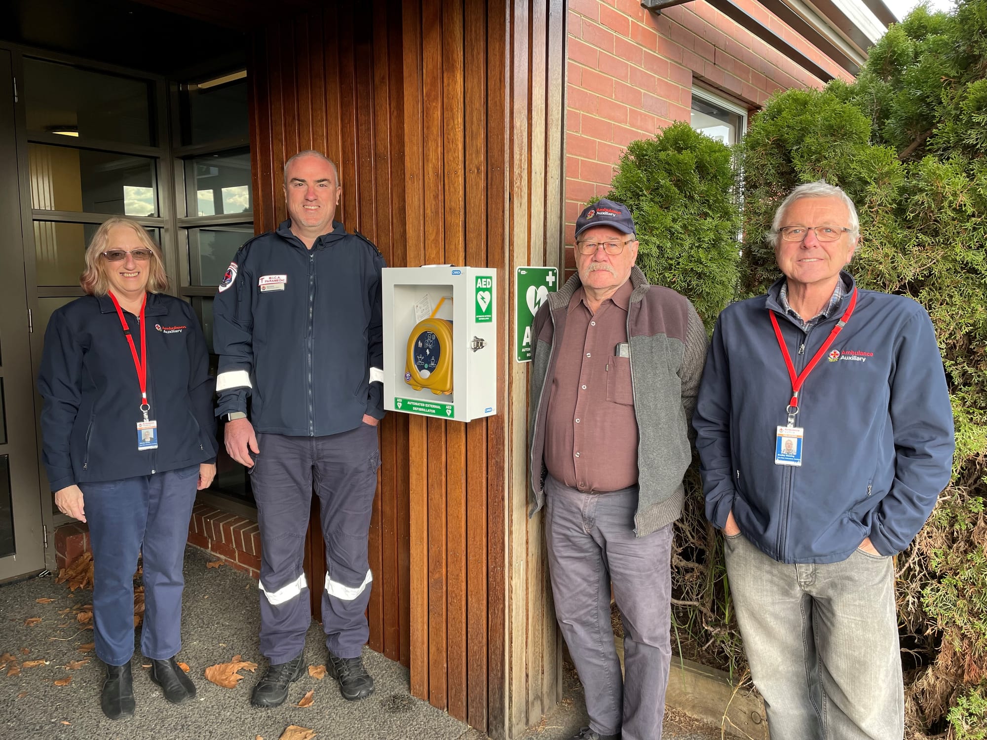 Volunteers behind the scenes