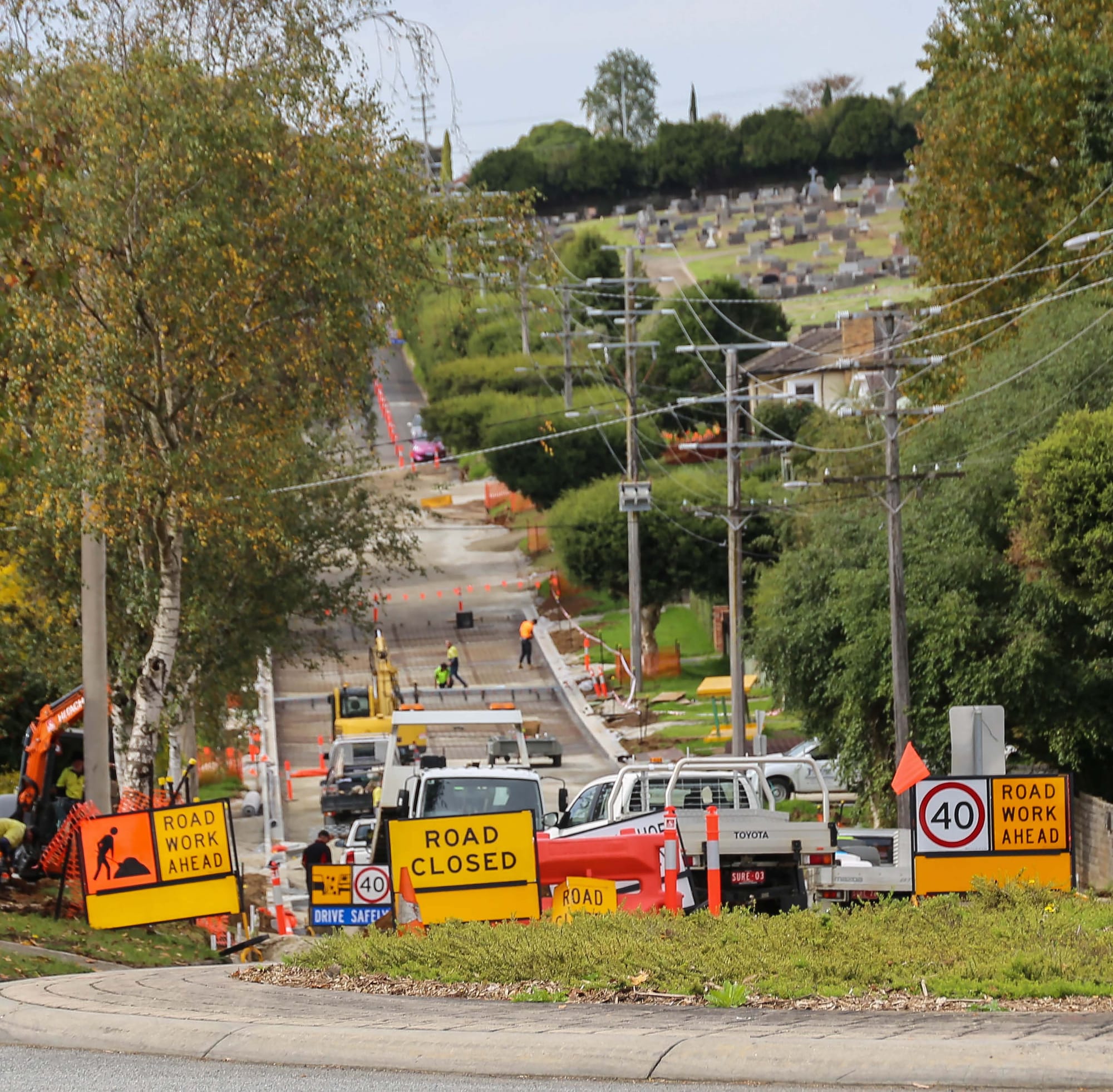 Sutton Rd. Roadworks - 28.04.2022