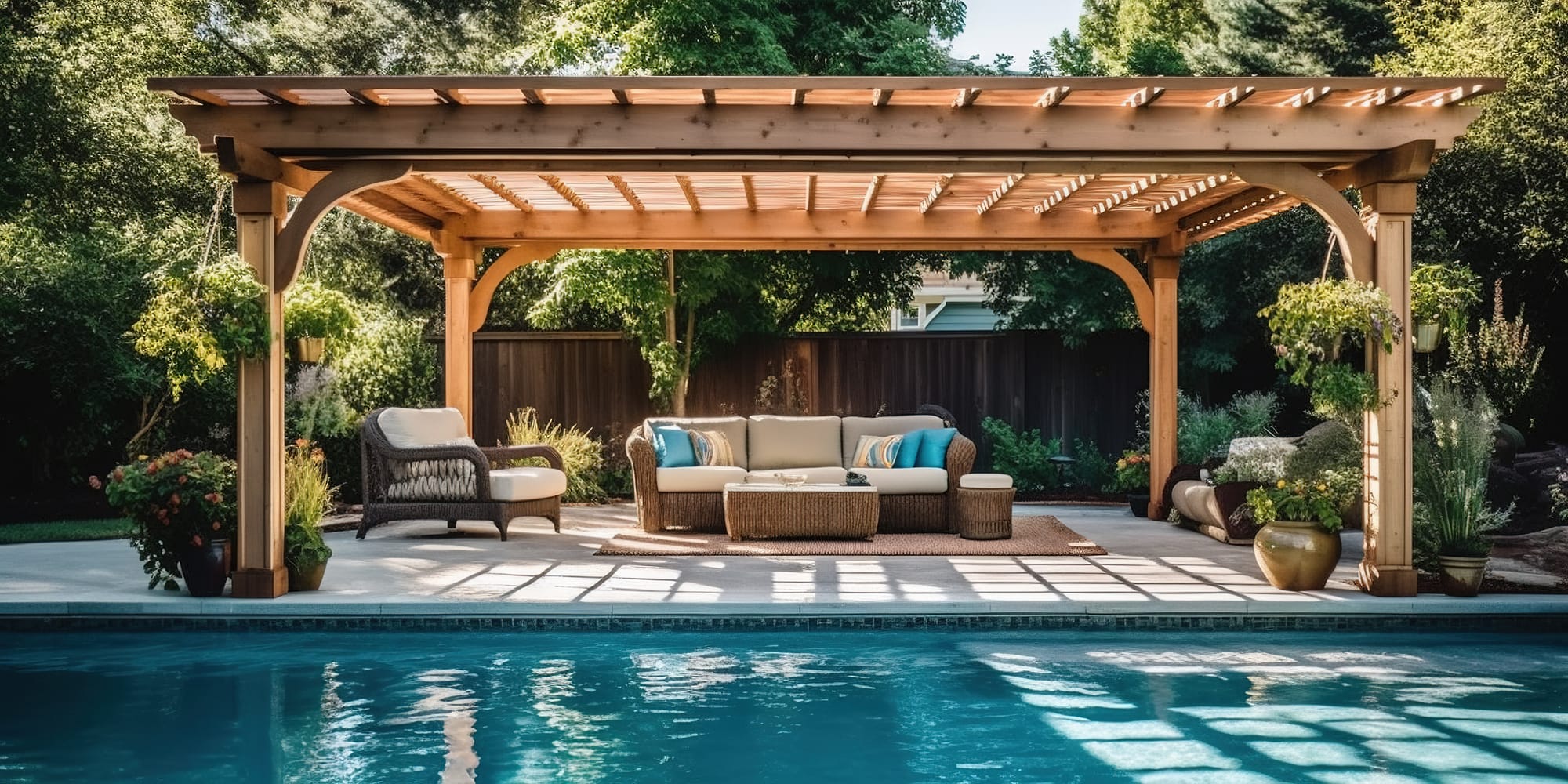 Creating a backyard oasis
