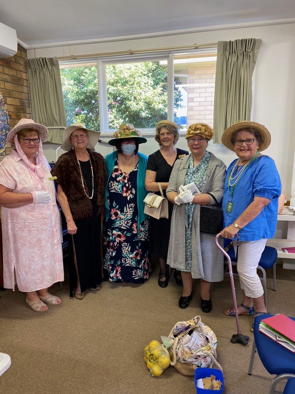 Enid Andrews, Minnie Veljkovic, Margaret Tormai, Noeline France, Helen Molnar, Annette Jager-Glover