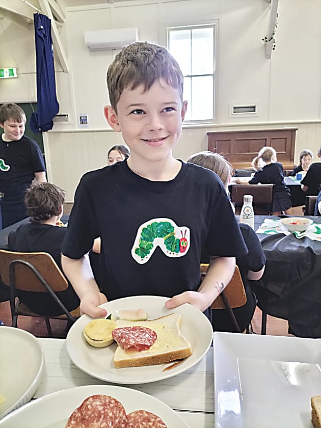 A book themed feast at Ellinbank Primary