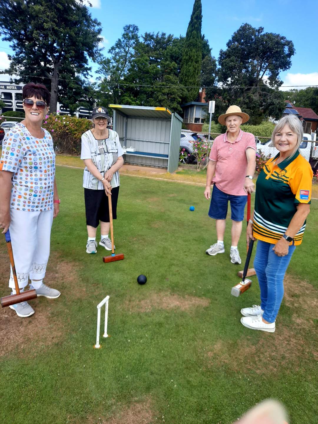 Probus enjoy croquet