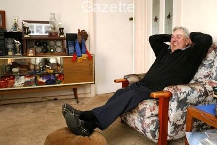 Graeme puts his feet up