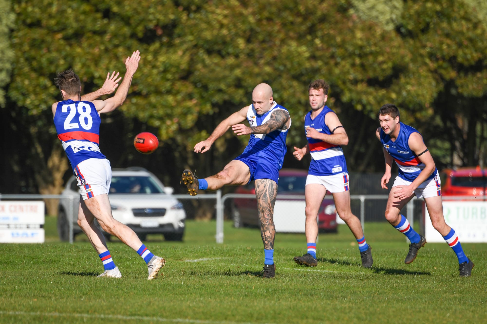 Blues give top team a scare