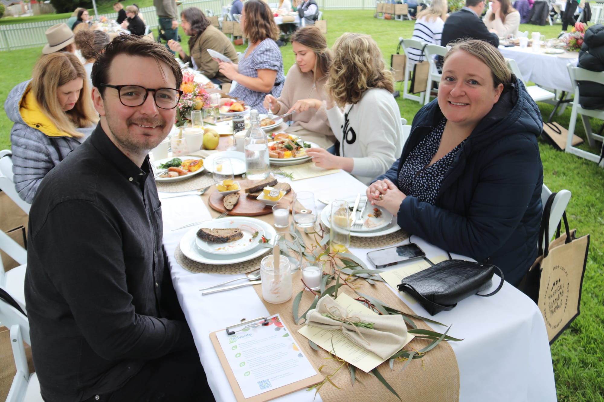 Culinary showcase at brunch