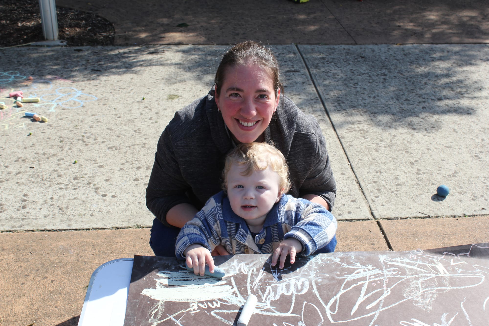 Janelle Tartaro with Xander