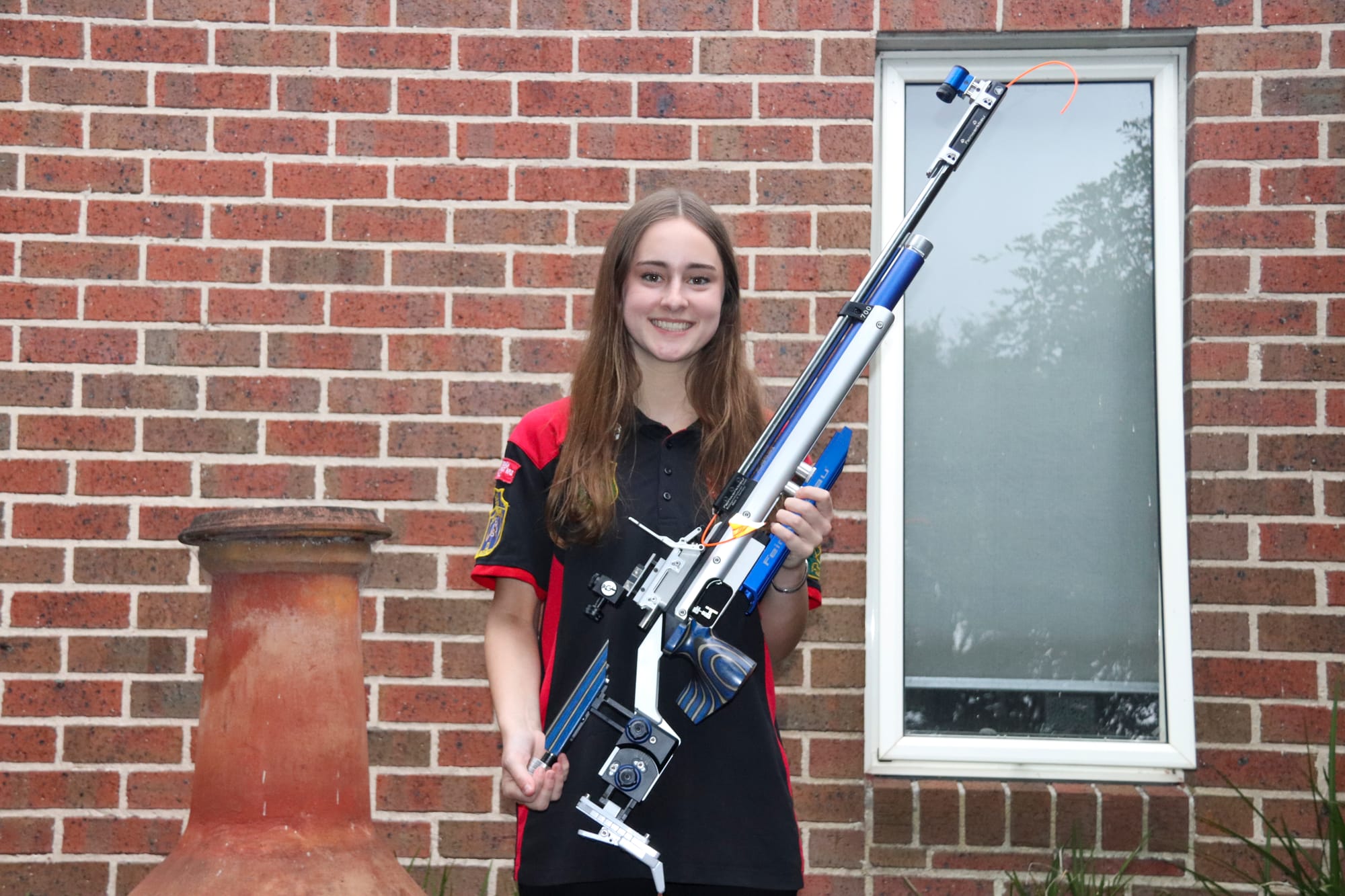 Darcie giving it her best shot