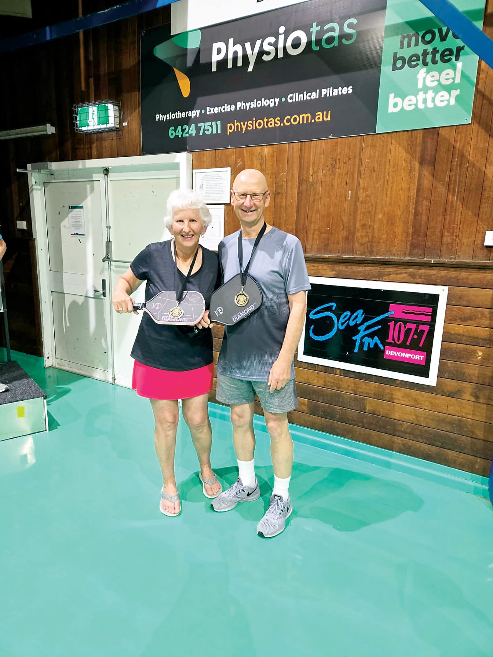 Pickleball players win gold