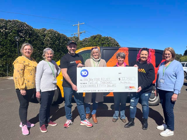 Baw Baw Food Relief Cheque - 04.10.2022