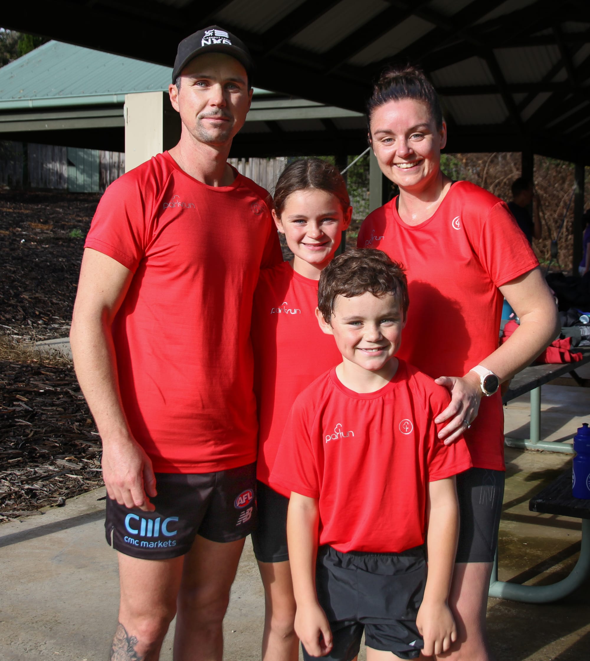 Dad John, Mum Sam, Daughter Marley and Son Hayden Nooy