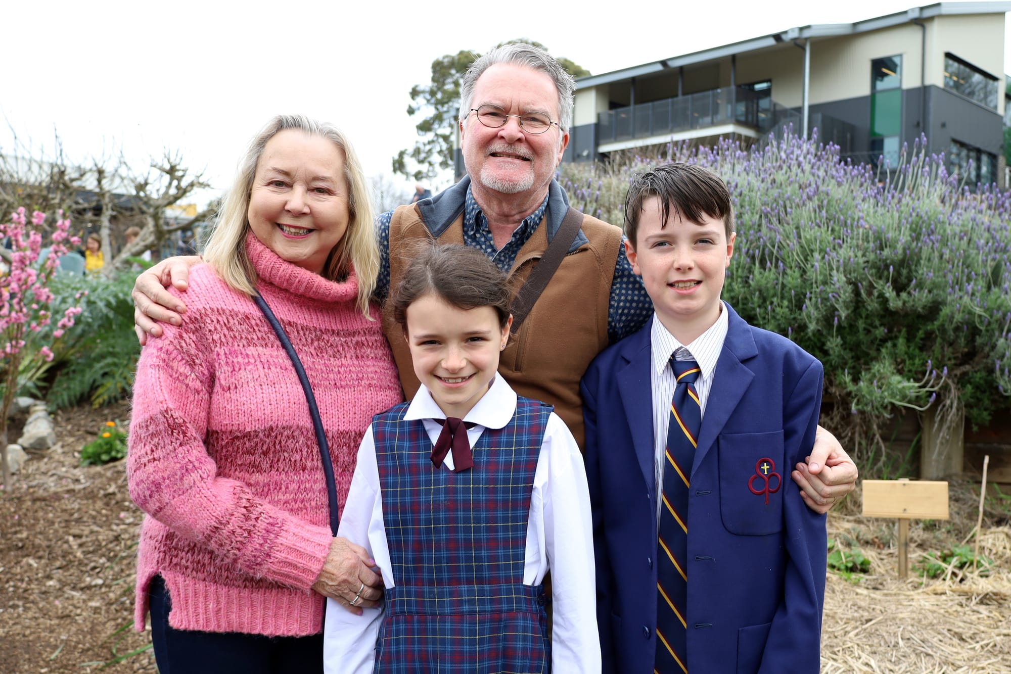 Special visitors to school