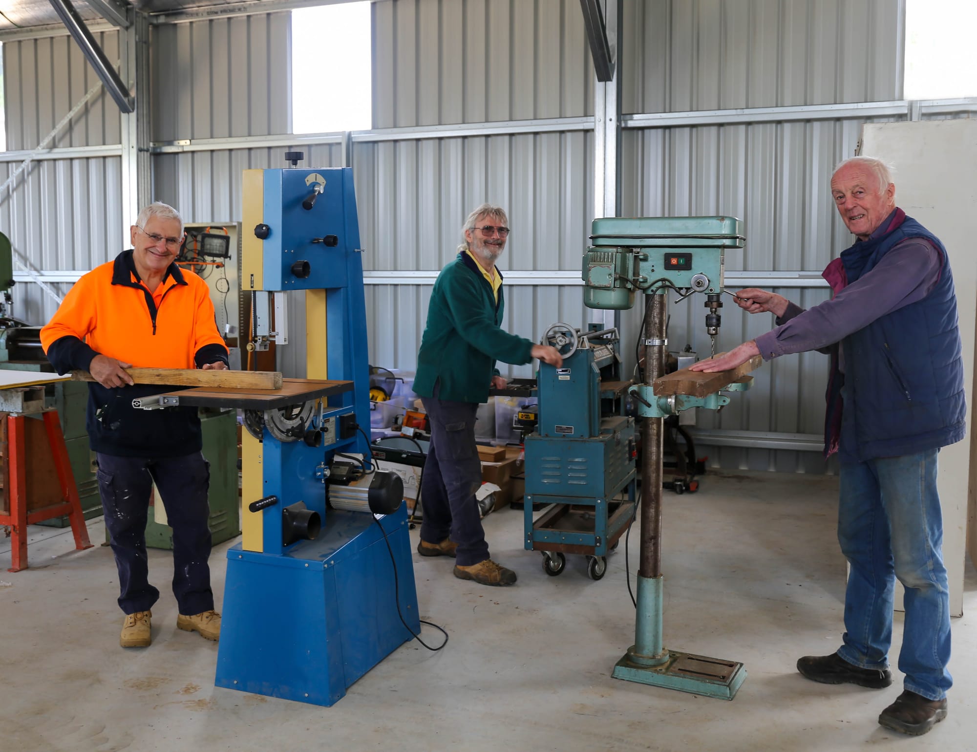 Neerim district men's shed finally gets a shed