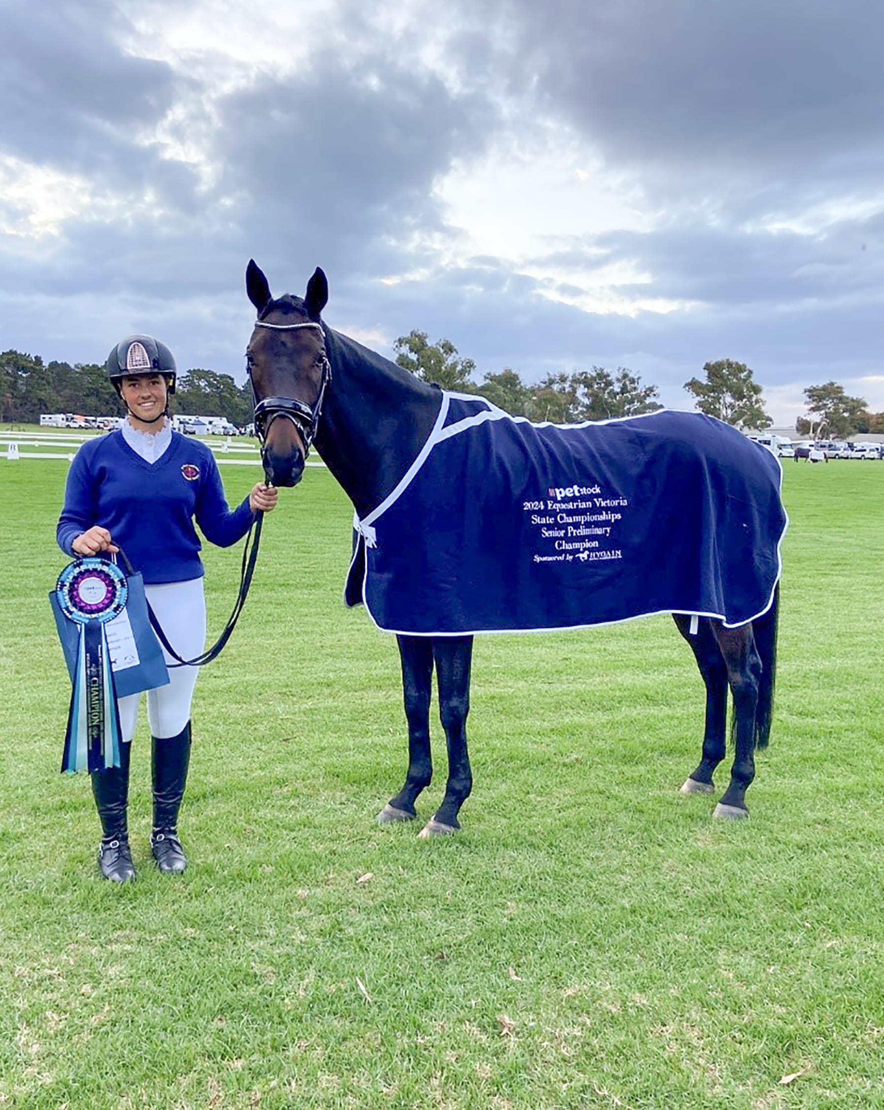 Phoebe Cavill was named the overall state champion award in the Senior Preliminary Dressage.