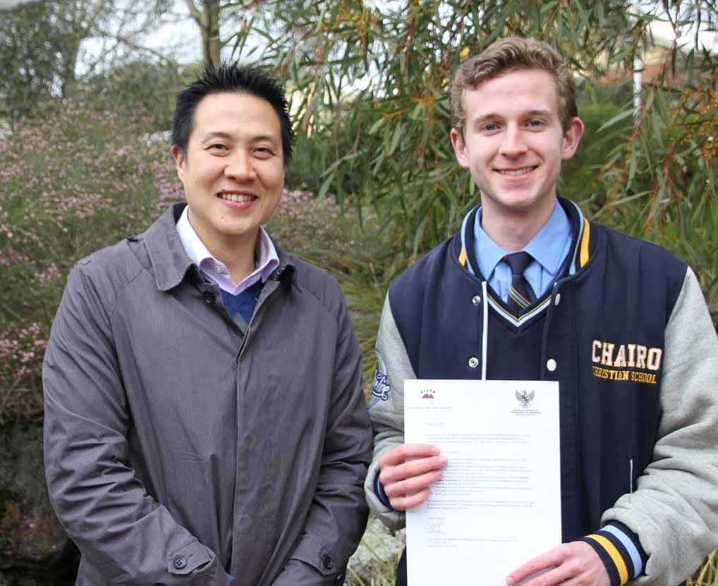 Chairo student has taste of Indonesia