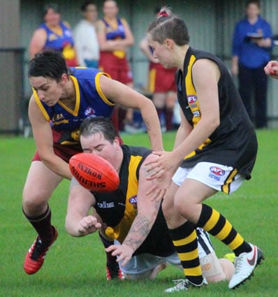 Warragul women take to footy field