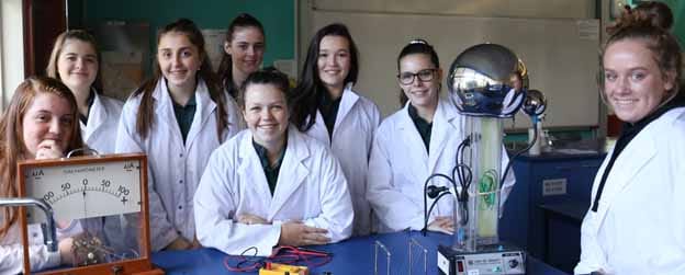 Girls tackle science