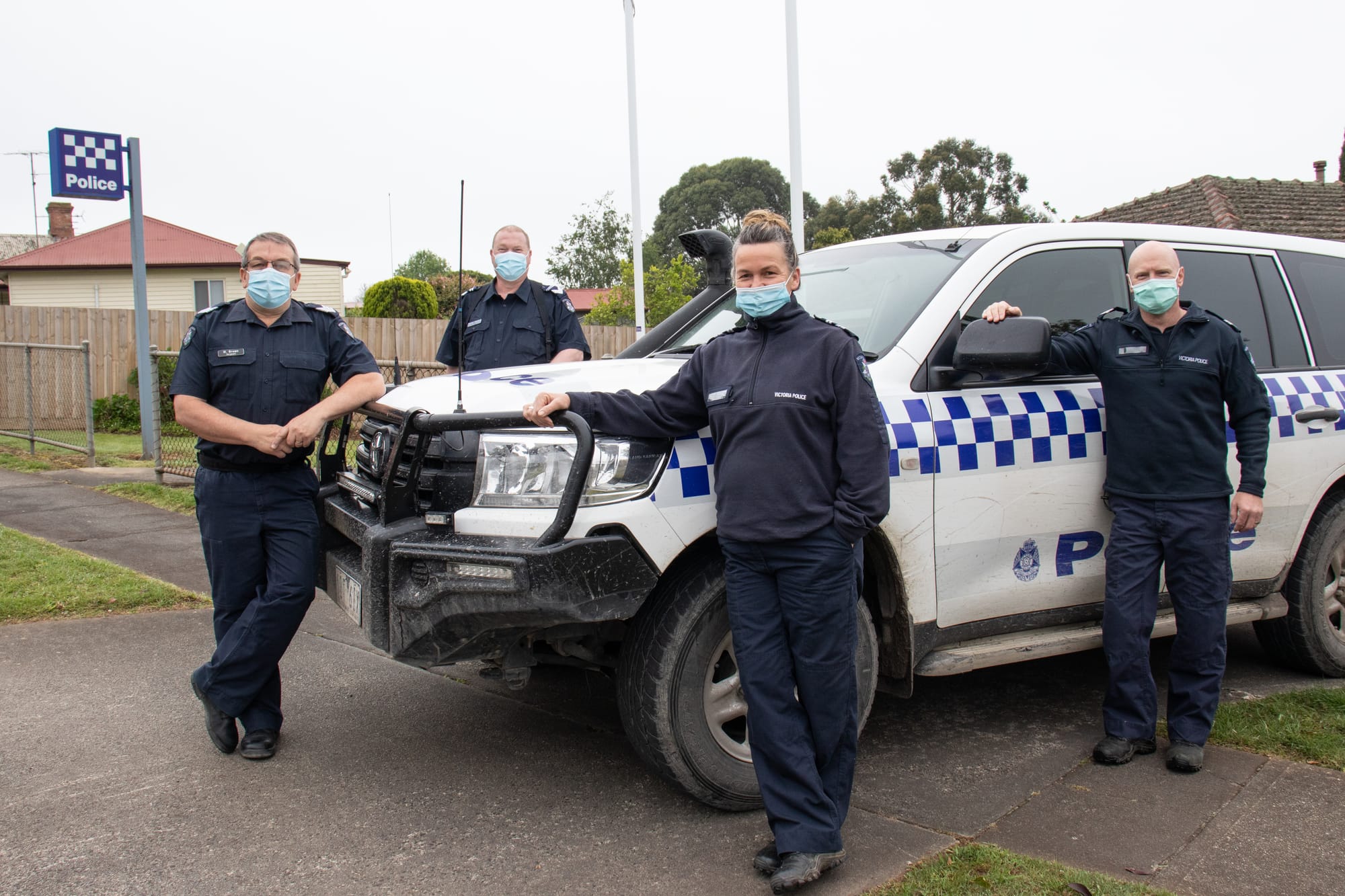 Four police officers now stationed at Neerim South