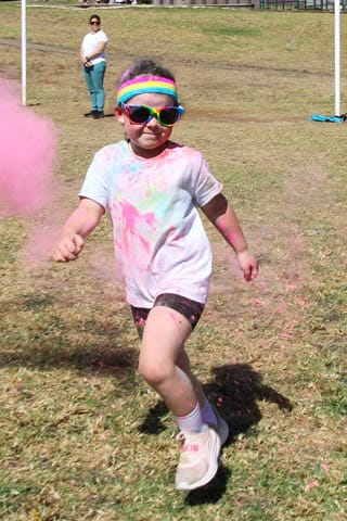 Warragul Primary School Colour Run - 28.03.2024